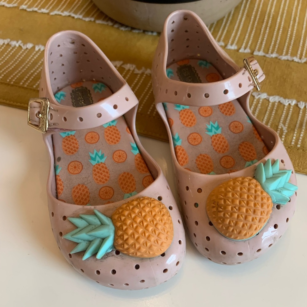 Mini Melissa pineapple shoes